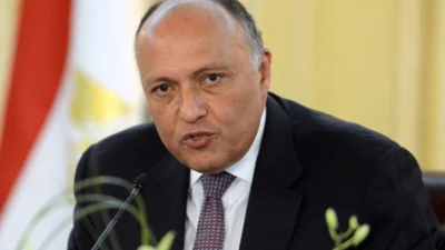 Mısır Dışişleri Bakanı Samih Şukri,