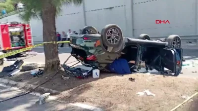 SON DAKİKA! İzmir’de feci trafik kazası: 3 ölü, 2 yaralı