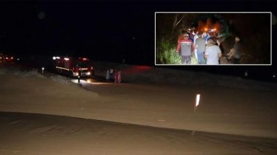 Erzurum’da otomobil sele kapıldı! Araçta bulunan kadın 150 metre sürüklendi