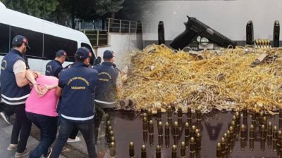 Film gibi olay: Kuyumcuya motorla yaklaşıp 18 kilo altın çalan şüpheliler polisle çatıştı