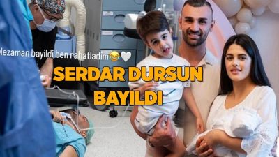 Milli futbolcu Serdar Dursun’un zor anları! Eşi doğum yaparken bayılmış