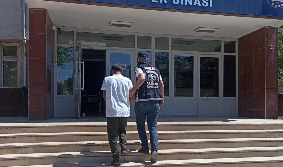 26 yıl mahpus cezası bulunan firari yakalandı Kırıkkale’de polis takımlarınca düzenlenen