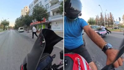 Adana’da bahşiş koşusu: Kaputa atladı