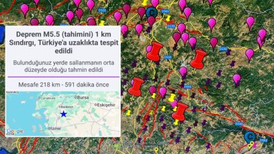 AFAD uyarmıştı! İstanbul, Bursa, İzmir’i uykudan uyandıran zelzele bildirimi