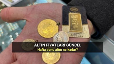 Altın tepede bıraktı! 9 Ağustos hafta sonu altın ne kadar? Gram altın kaç TL oldu?