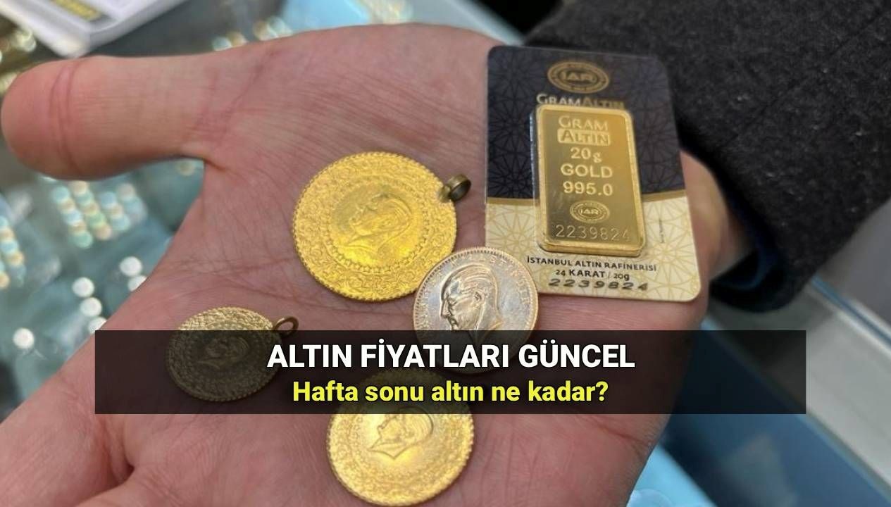 Altın tepede bıraktı! 9 Ağustos hafta sonu altın ne kadar? Gram altın kaç TL oldu?