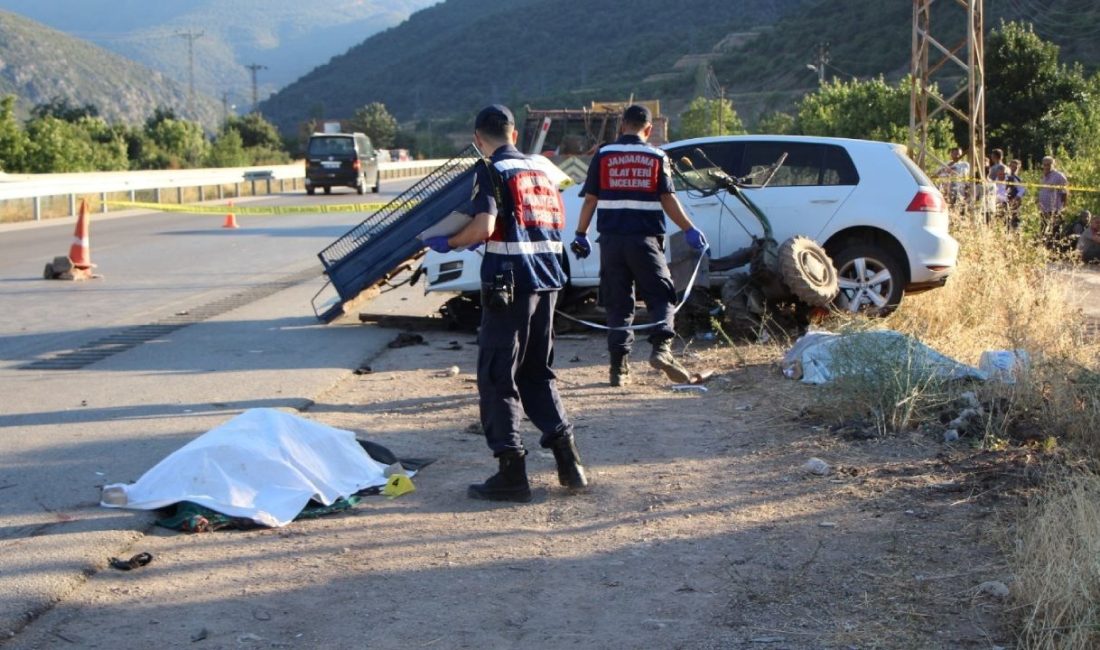 Amasya'da meydana gelen kazada