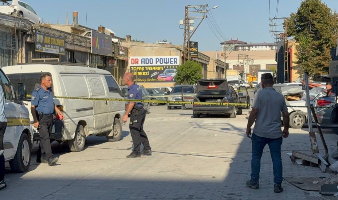 Konya'da sanayi bölgesindeki tamirhanede