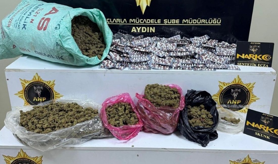 Aydın'da düzenlenen uyuşturucu operasyonunda 10