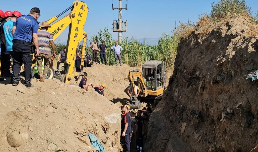 Aydın'ın Kuyucak ilçesinde bahçesine