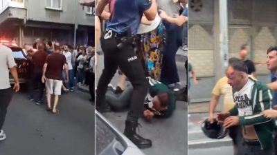 Bağcılar’da bayana bıçaklı atak: Şüpheliyi linçten polis kurtardı