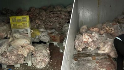 Besin deposunda mide bulandıran manzaralar