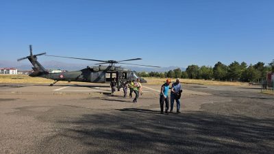 Bingöl’de besin zehirlenmesi: Askeri helikopterle hastaneye kaldırıldılar