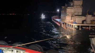 Çanakkale Boğazı’nda gemi arızası