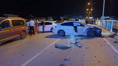 Çaycuma’da zincirleme kaza: Şoför olay yerinden kaçtı