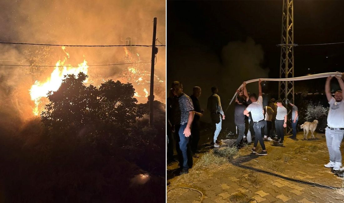 Nazilli'de mahallede düğün yapıldığı