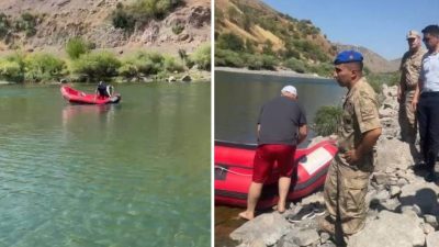 Elazığ’da acı mevt: Irmağa giren öğretmen boğuldu