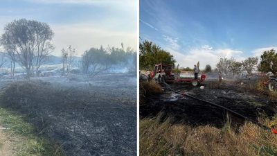 Eskişehir’de anız yangını