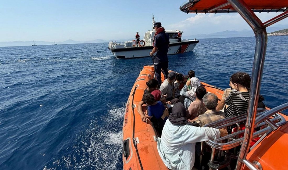 Muğla'nın Fethiye ilçesinde mahsur