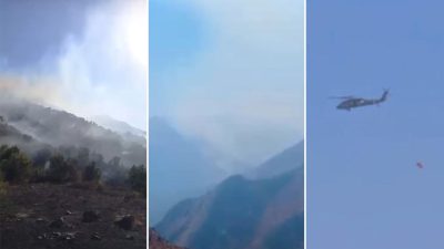 Hakkari’de orman yangını: Yüksekova’da alevlerle çaba sürüyor