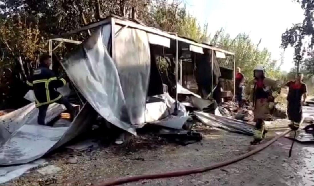Hatay’da alevlere teslim olarak