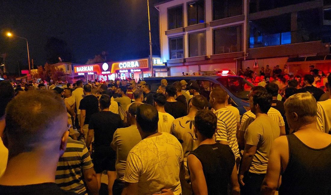Samandağ'da kıyıda taşkınlık çıkaran