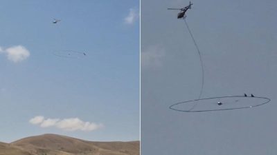 Herkes define arıyor sandı: Helikopterdeki halkanın sırrı çözüldü