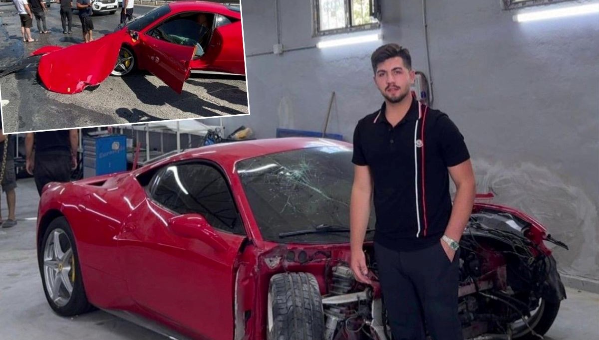 Hurdaya dönen 15 milyonluk Ferrari’nin sahibi: “Binemeden gitti”