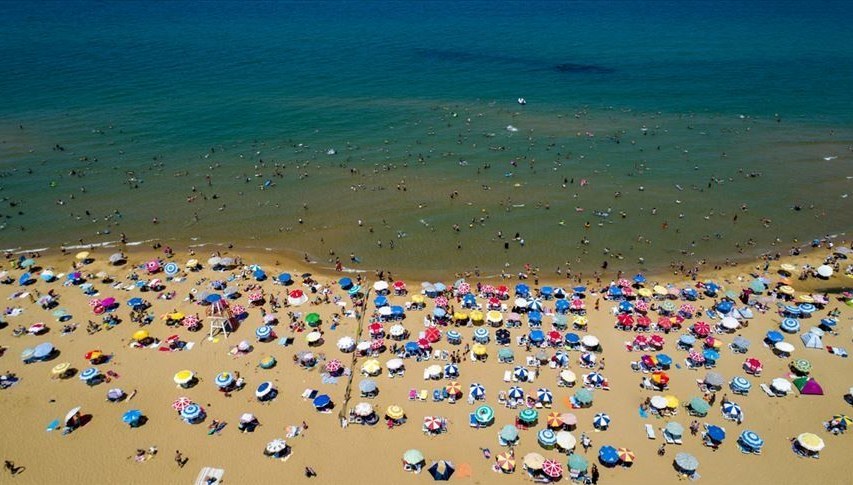 İstanbul'un beş ilçesinde denize