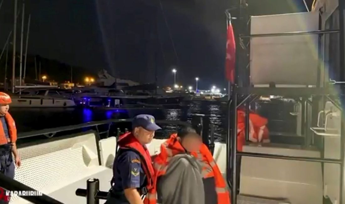 İzmir'in Karaburun'da batan bir