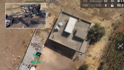 Kaçak elektrik kontrolü yapan dron uzun namlulu silahla vuruldu
