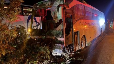 Kayseri’de otobüs kazası: 1 meyyit, 13 yaralı