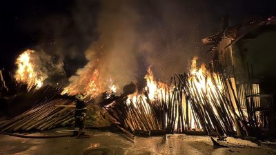 Keresteciler sitesinde yangın