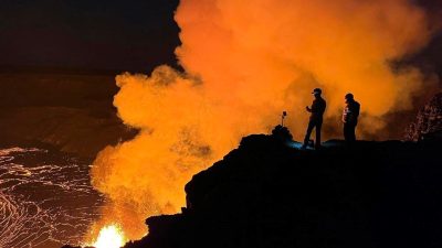 ABD'nin Hawaii eyaletindeki Kilauea Yanardağı