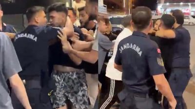 Kimlik denetiminde jandarmaya hücum: 8 gözaltı