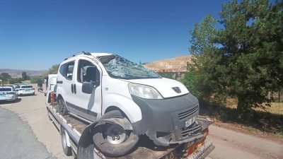 Kırıkkale’de korkutan kaza