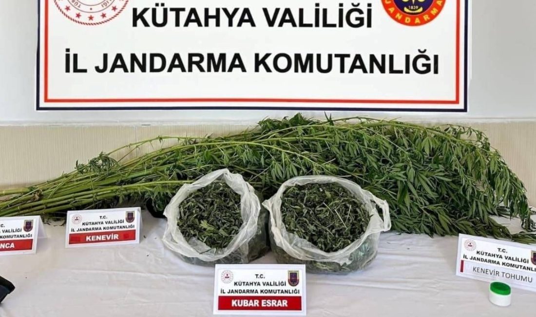 Kütahya’da jandarma tarafından gerçekleştirilen