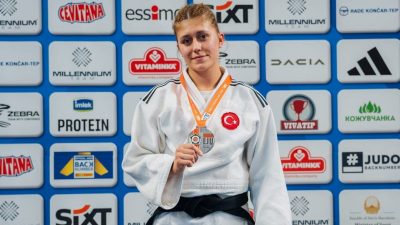 Manisalı Ulusal Judocu Sura Nil Karasu Avrupa ikincisi oldu