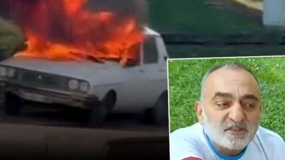 Meclis’te beyaz bir torosu ateşe vermişti: Tutuklandı