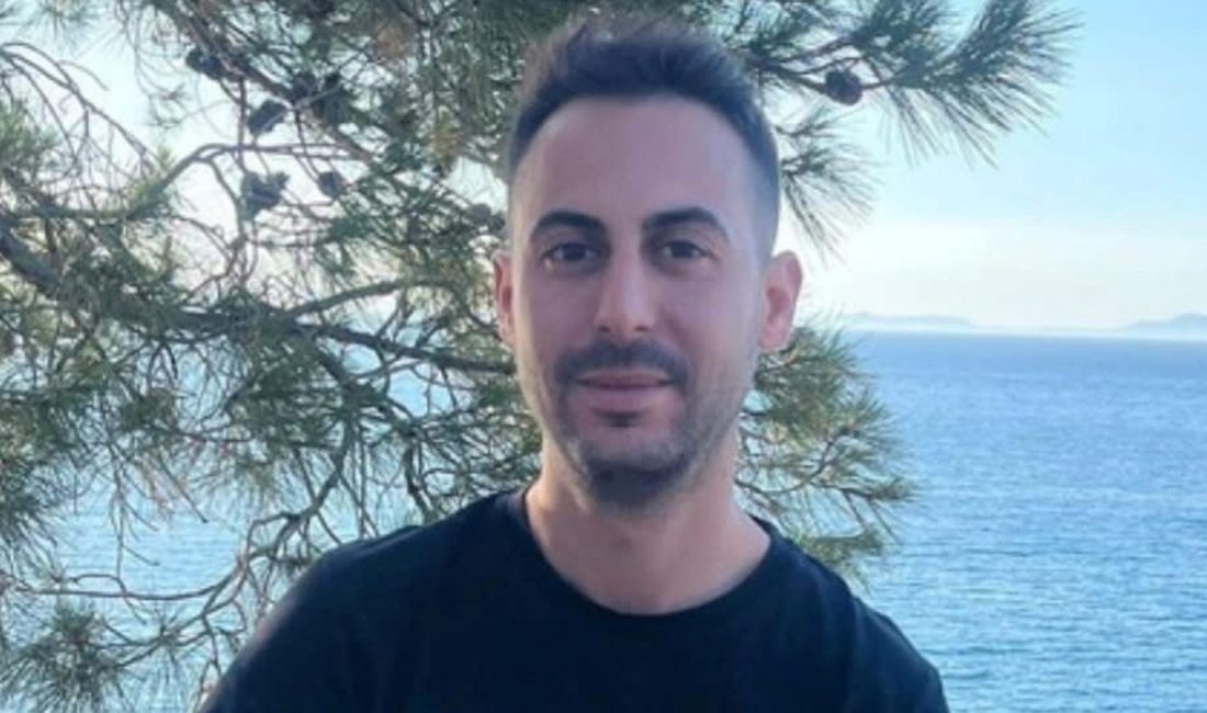 Aydın'da bir araba, refüjdeki