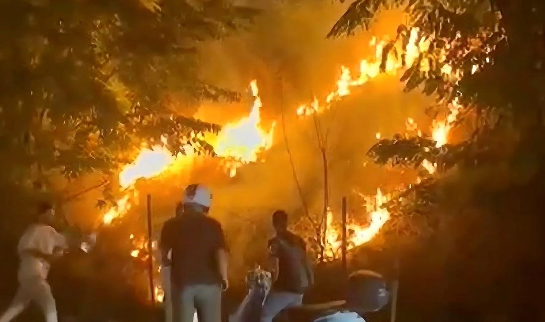 Sapanca'da göl kenarında gençlerin
