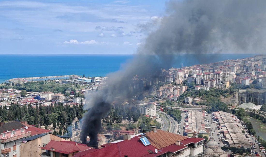 Trabzon'un Ortahisar ilçesinde bir