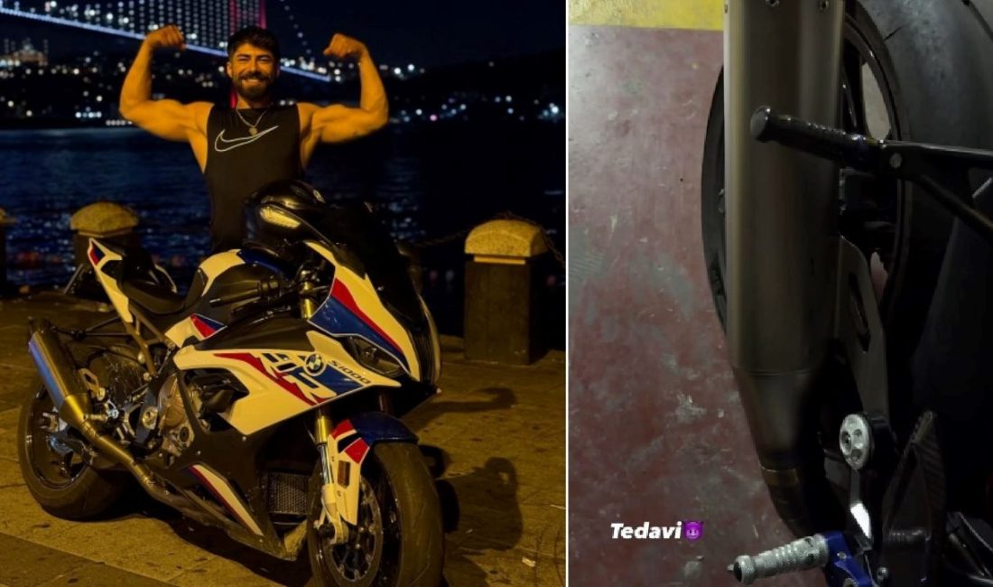 Kocaeli'de motosikletle tırın çarpıştığı