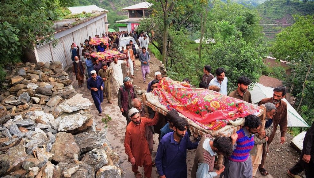 Pakistan’ın kuzeyinde yaşanan şiddetli muson