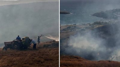 Paşalimanı Adası’nda yangın