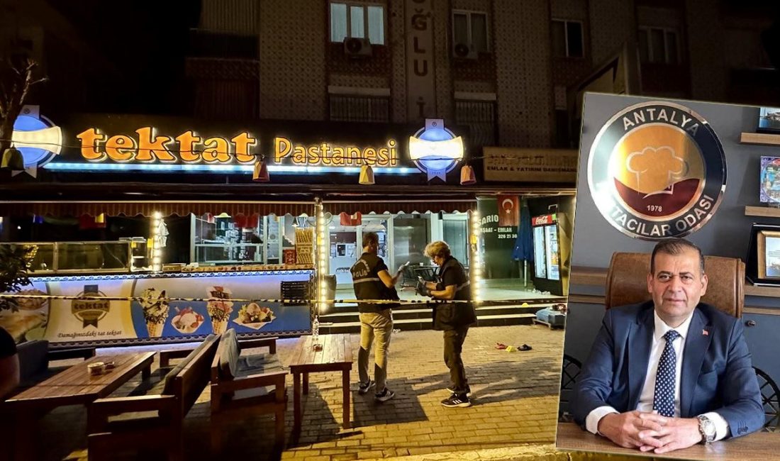 Kepez'de, Antalya Pastacılar Esnaf