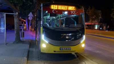 Polisten kaçan halk otobüsü sürücüsü alkollü çıktı