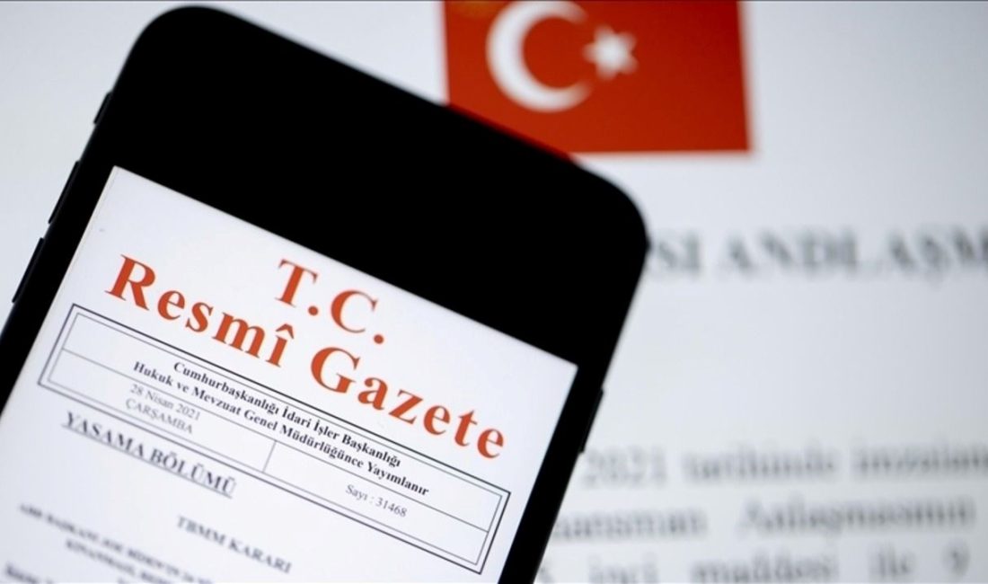Resmi Gazete'de 12 Ağustos