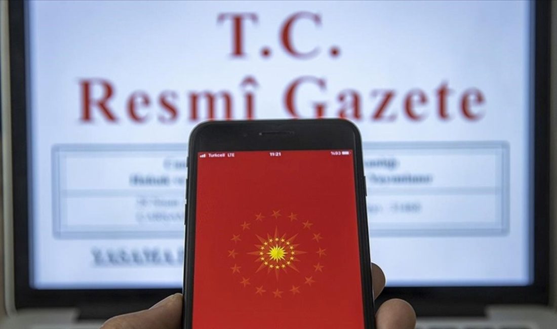 Resmi Gazete'de 6 Ağustos 2025