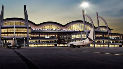 Sabiha Gökçen Havalimanı’nda uçaklara sarsıntı uyarısı